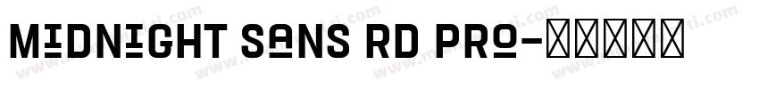 Midnight Sans RD Pro字体转换